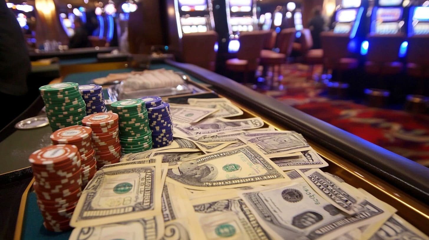Sports and casino-style app sections with account safety reminders
